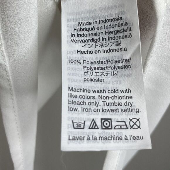 J CREW Womens Ivory Sleeveless Top NEW Ladder Trim Lightweight AD366 $49 Sz 00 - Picture 7 of 8